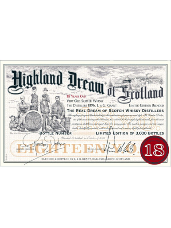 Highland Dream 18 Años Estuche